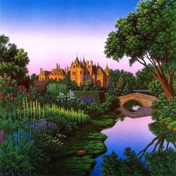 Jigsaw puzzle: Castle by the river