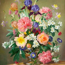 Jigsaw puzzle: Bouquet of flowers