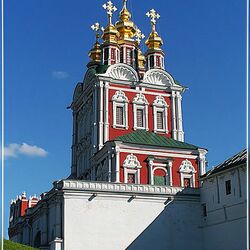 Jigsaw puzzle: Spaso-Preobrazhenskaya Gate Church of the Novodevichy Convent