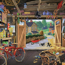 Jigsaw puzzle: Grandfather's garage