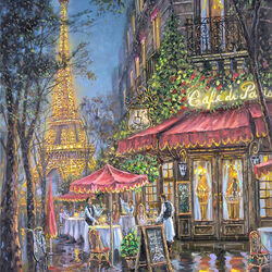 Jigsaw puzzle: Parisian cafe