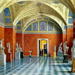Jigsaw puzzle: Hall of Russian sculpture