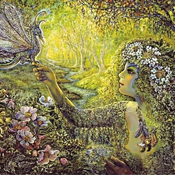 Jigsaw puzzle: Dryad and dragon