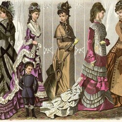 Jigsaw puzzle: Victorian fashion