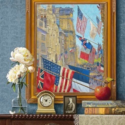 Jigsaw puzzle: Paintings in pictures / Hassam's Apple