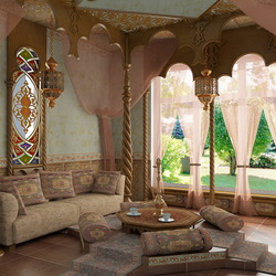 Jigsaw puzzle: Interior in oriental style