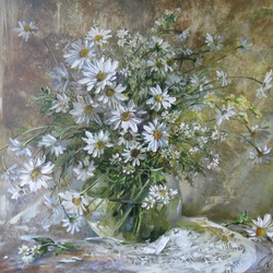 Jigsaw puzzle: Bouquet of daisies