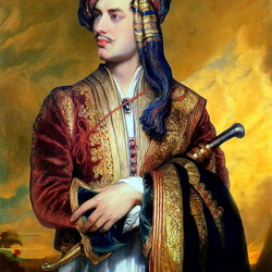 Jigsaw puzzle: Lord Byron in Albanian costume