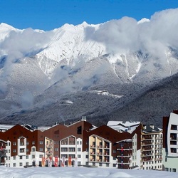 Jigsaw puzzle: Ski resort. Sochi