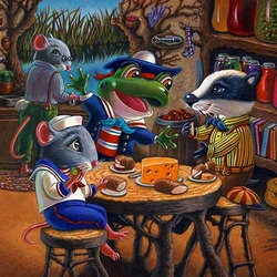 Jigsaw puzzle: The wind in the willows