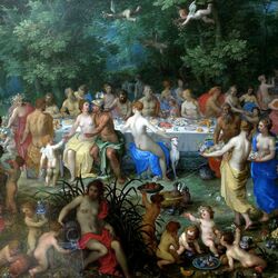 Jigsaw puzzle: The wedding of Peleus and Thetis