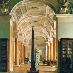 Jigsaw puzzle: Perspective view of the Hermitage Library