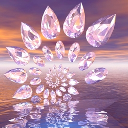 Jigsaw puzzle: Geometric dance of crystals