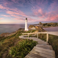 Jigsaw puzzle: Lighthouse in New Zealand