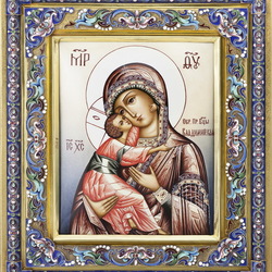 Jigsaw puzzle: Icon of the Mother of God 