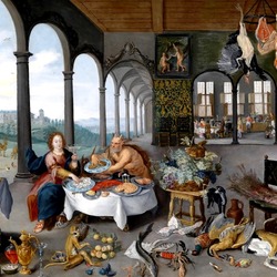 Jigsaw puzzle: Allegory of taste