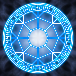 Jigsaw puzzle: Ice crystal magic circle
