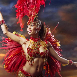 Jigsaw puzzle: Samba dancer