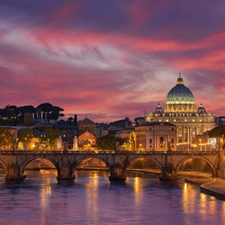 Jigsaw puzzle: Evening Rome