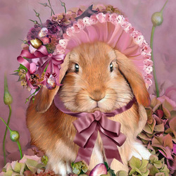 Jigsaw puzzle: Rabbit for Easter