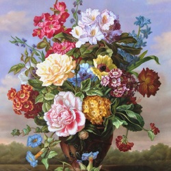 Jigsaw puzzle: Luxurious bouquet