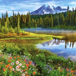 Jigsaw puzzle: Mount Robson National Park