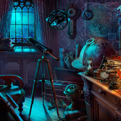 Jigsaw puzzle: Astrologer's room