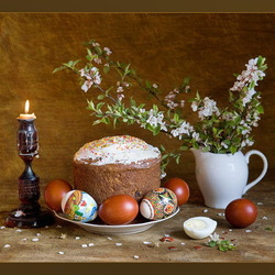 Jigsaw puzzle: Easter still life