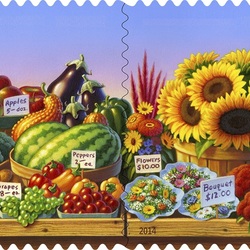 Jigsaw puzzle: Seasonal farmers market