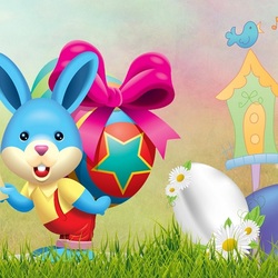Jigsaw puzzle: Happy easter!