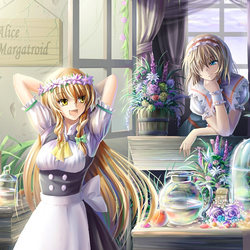 Jigsaw puzzle: Girls Marisa and Alice