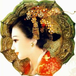 Jigsaw puzzle: Oriental beauty