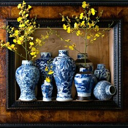 Jigsaw puzzle: Still life with vases