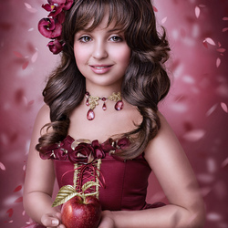 Jigsaw puzzle: Red apple