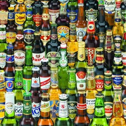 Jigsaw puzzle: Beer collage