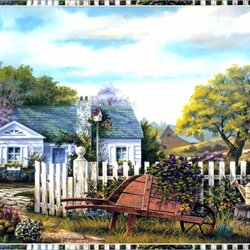 Jigsaw puzzle: Rural landscape