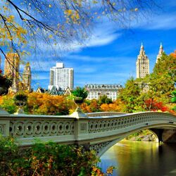 Jigsaw puzzle: Autumn in Central Park New York