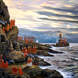 Jigsaw puzzle: Vedic Russia Day of the Sea Goddess