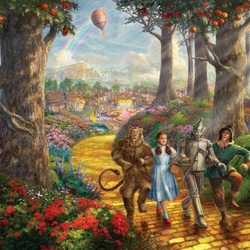 Jigsaw puzzle: Down the yellow brick road