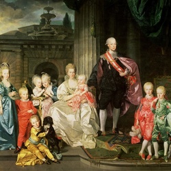 Jigsaw puzzle: Leopold, Grand Duke of Tuscany, his wife Marie-Louise and their children