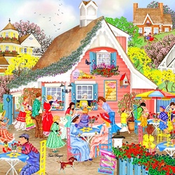 Jigsaw puzzle: Summer cafe