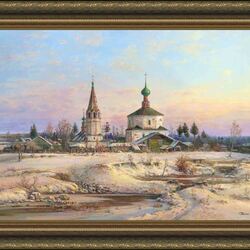 Jigsaw puzzle: April in Suzdal