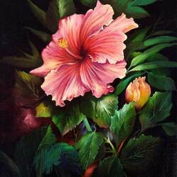 Jigsaw puzzle: Hibiscus
