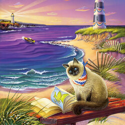Jigsaw puzzle: By the lighthouse