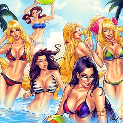 Jigsaw puzzle: Pool party