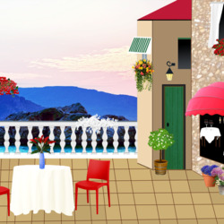 Jigsaw puzzle: In the restaurant
