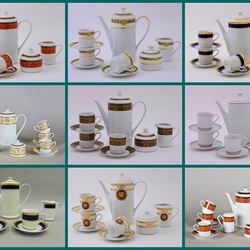 Jigsaw puzzle: A tea set
