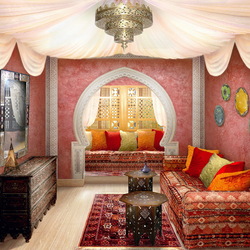 Jigsaw puzzle: Interior in oriental style