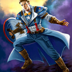 Jigsaw puzzle: Steampunk Captain America