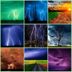 Jigsaw puzzle: Thunder and lightning